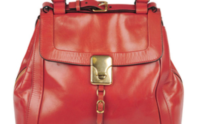 CHLOÉ - a red Darla handbag.