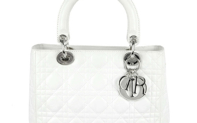 CHRISTIAN DIOR - a Cannage Lady Dior handbag.