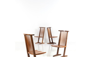 George Nakashima (1905-1990) Conoid chairs