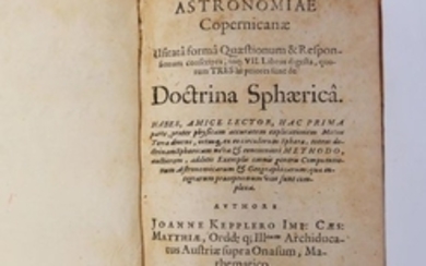 KEPPLER. Epitome astronomiae Copernicanae usitata …