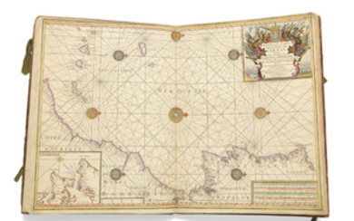 MICHELOT, Henri and Laurent BRÉMOND (fl.1694-1730). An untitled collection of 14 charts of the Mediterranean. Marseille: Michelot and Brémond, 1715-1726.