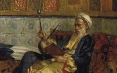 Rudolph Ernst (Austrian, 1854-1932), An Arab scholar