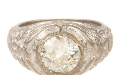 A 1918 West Point USMA Diamond Ring in Platinum