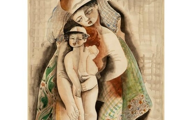 Â§ BÃ©la KÃ¡dÃ¡r (Hungarian 1877-1956) Mother and Child
