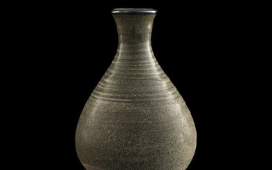 A Chinese Longquan celadon-glazed vase, Yuan dynasty