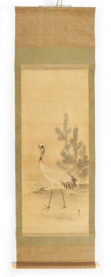 A PAIR OF JAPANESE SCROLLS AFTER KANO TSUNENOBU EDO PERIOD (1603-1868), EARLY 19TH CENTURY The De Voogd Collection