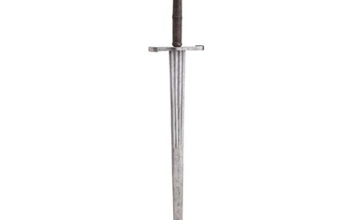 A South German late gothic hand-and-a-half sword, circa 1490/1500