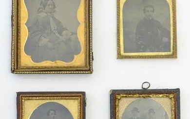 A quantity of Victorian daguerreotype photographic
