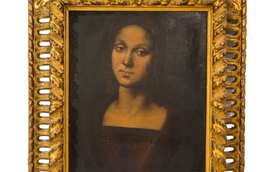 AFTER RAPHAEL, 19TH CENTURY PORTRAIT OIL PAINTING ON CANVAS ...