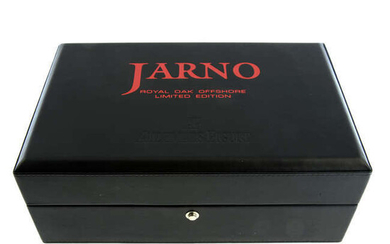 AUDEMARS PIGUET - a complete Jarno Trulli Royal Oak Limited Edition watch box.