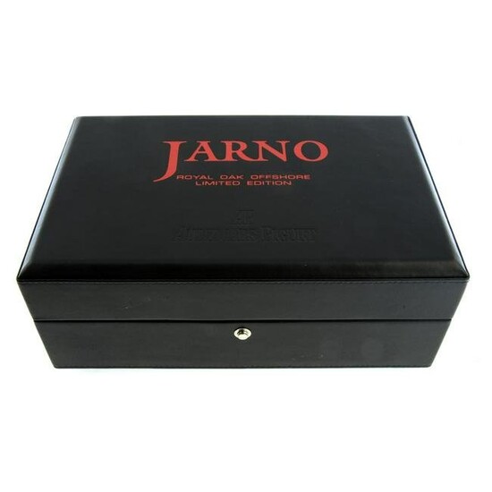 AUDEMARS PIGUET - a complete Jarno Trulli Royal Oak Limited Edition watch box.