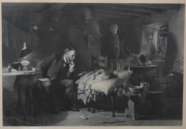 After Luke Fildes, The Doctor, photogravure