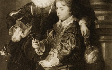 After RUBENS (*1577), Portrait of the sons d. Artist's sons, 1905, Photogravure