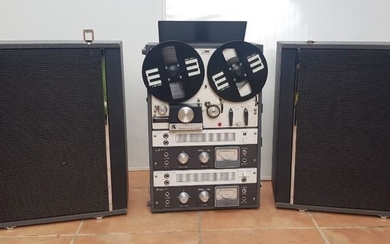 Akai - M 8 + Altavoces SS-110 - Speaker set, Tape Deck 18 cm