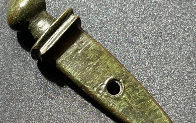 Ancient Roman Bronze Emblematic Gladiators Amulet shaped as a Short Gladius Sword. With an Austrian Export License.