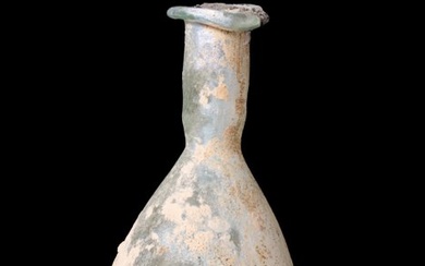 Ancient Roman Glass Unguentarium - Glassmaking Excellence! (No Reserve Price)