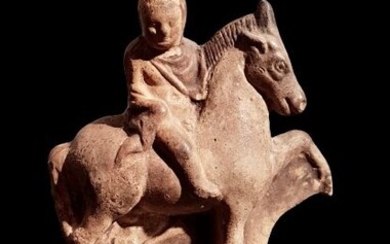 Ancient Roman Terracotta Rider