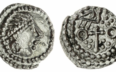 Anglo-Saxon England, Secondary Phase (710-760), Series J [BIIIB], Sceat, Type 85, 'York'
