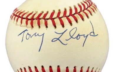 Anthony Tony Lloyd Autographed ONL Baseball Negro League Black Barons JSA 180306