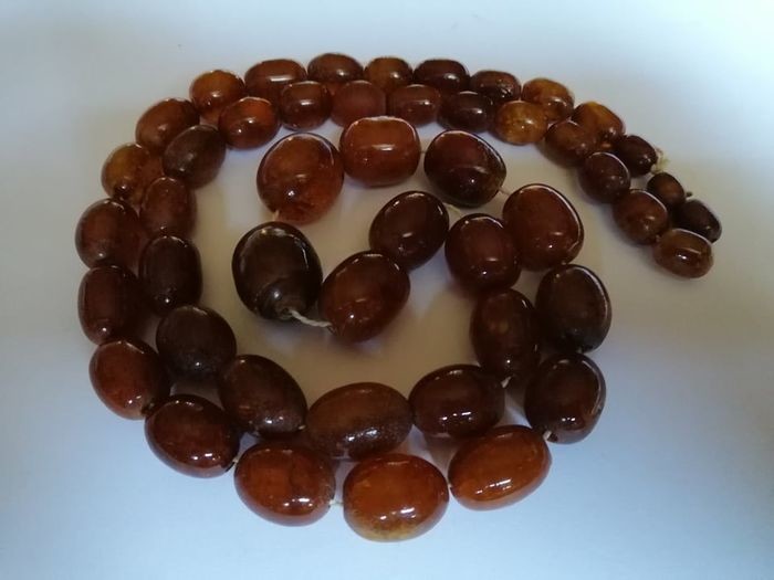 Antique Baltic Amber necklace. Amber - Necklace - Natural (untreated)