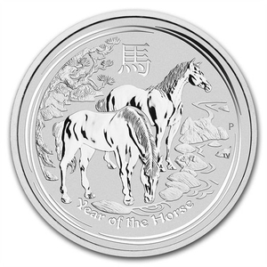 Australia - 30 Dollar 2014 Perth Mint Jahr des Pferd - 1 Kg - Silver