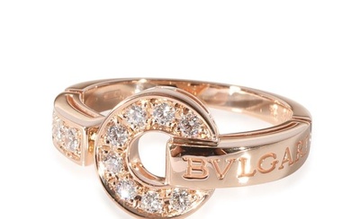 BVLGARI Bvlgari Bvlgari Diamond Ring in 18k Rose Gold 0.28 CTW