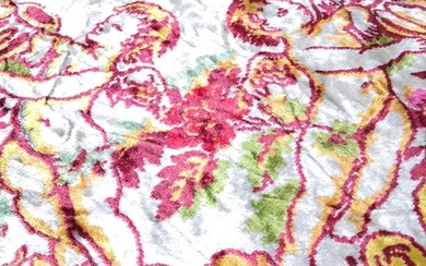Beautiful corduroy bedspread - Velvet - First half 20th century