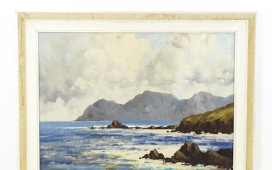 Boyd, 20th century, Irish School, Oil on canvas, Achill Head...