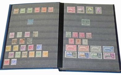 British Commonwealth all reigns stamp collection in stockbook, mint and used