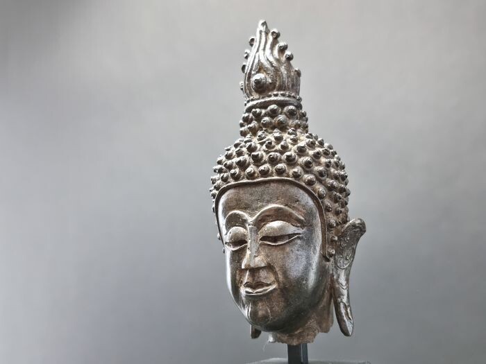 Buddha (1) - Bronze - Thailand - Lan Na - 17th c. - Special!