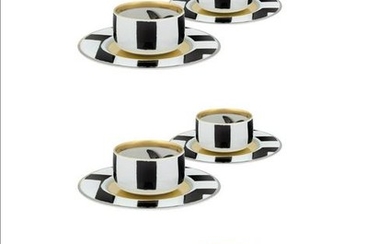CHRISTIAN LACROIX "SOL Y SOMBRA" (6) CUPS/SAUCERS