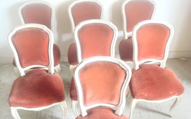 Chair (7) - Napoleon III - Beech - Second half 19th century