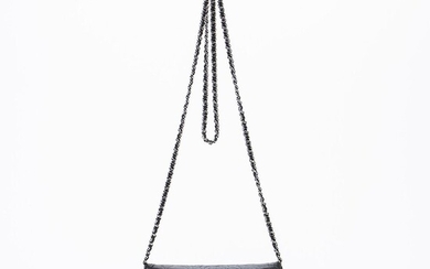 SOLD. Chanel: A "Wallet On A Chain" of black leather with silver tone hardware, chain strap and magnetic closure. – Bruun Rasmussen Auctioneers of Fine Art