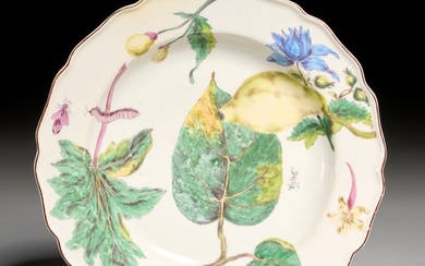 Chelsea porcelain "Hans Sloane" botanical plate