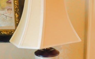Chinese export porcelain lamp