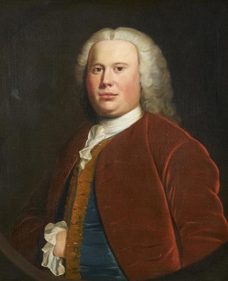 Circle of Thomas Hudson (British 1701-1779), Portrait of Jacob Morland (1740-1840)