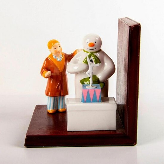 Coalport Characters, The Snowman Bookend