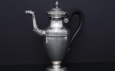 Coffee pot (1) - .950 silver - Tetard Freres - France - Early 20th century