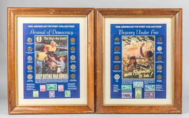 Collectible American & World Coins with Frame