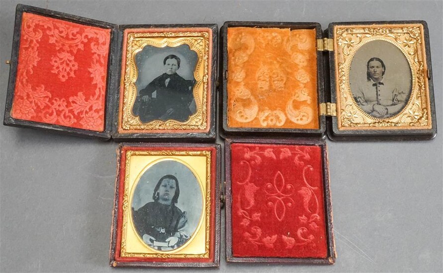 Collection of Three Daguerreotypes