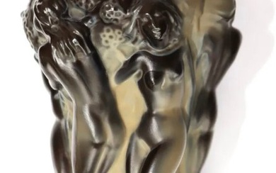 Curt Schlevogt, Lalique, bohemia - H. Hoffmann Pazourek - Vase - Harvest - Crystal