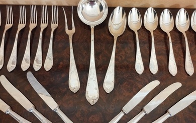 Cutlery set (21) - Silverplate
