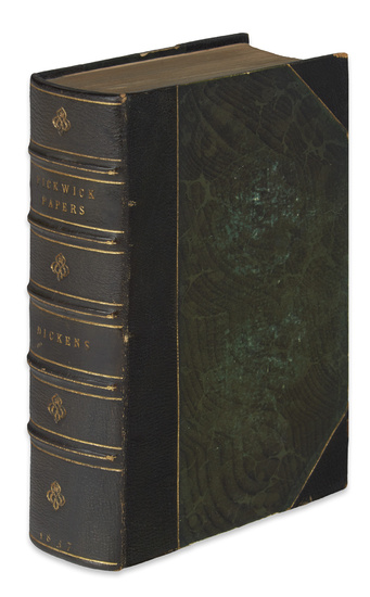 DICKENS, CHARLES. The Posthumous Papers of the Pickwick Club. Lacking half-title. 43 engraved...
