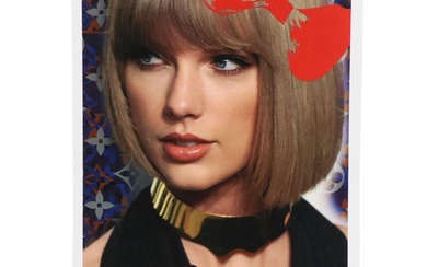 Death NYC Pop Art Digital Print Featuring Taylor Swift, 21st Century