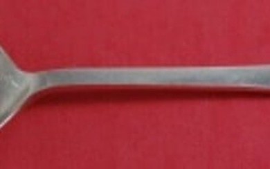 E. Viners English Sterling Silver Berry Spoon Pierced Floral Handle c. 1965 9"