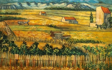 École Européene (XX), D'après Van Gogh - De Oogst