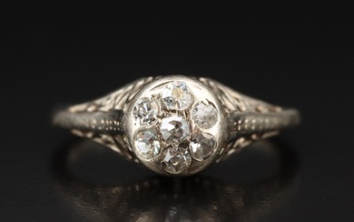 Edwardian 14K 0.22 CTW Diamond Ring