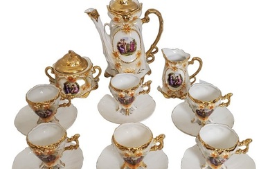 Eleanor Germany Lusterware Porcelain Tea Set