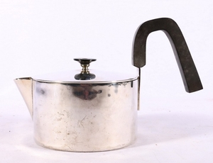 Elizabeth II silver teapot by Edith Carolyn Herries, Edinbur...