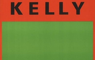 Ellsworth Kelly - Orange Et Vert - 1959 Lithograph 26"